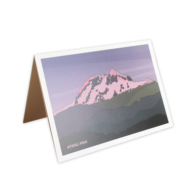 Jade Littlewood Design Atwell Peak Greeting Card