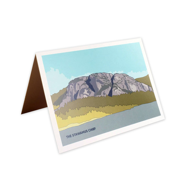 Jade Littlewood Design The Stawamus Chief Greeting Card