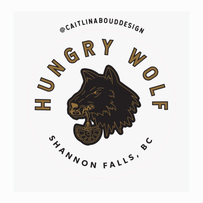 Caitlin Aboud Design Hungry Wolf Squamish Multi-Pitch Sticker