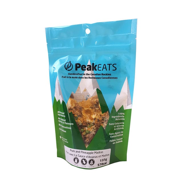 PeakEATS Indian Pineapple and Pork Madras Curry