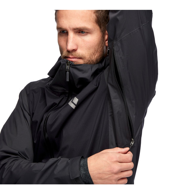 Black Diamond Men's Stormline Stretch Rain Shell Jacket