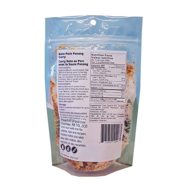 PeakEATS Keto Pork Penang