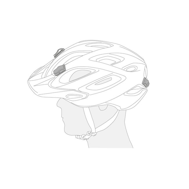 Petzl Uni-Adapt Adhesive Headlamp Helmet-Clips