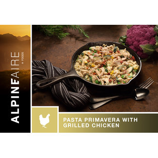 AlpineAire Foods Pasta Primavera with Grilled Chicken