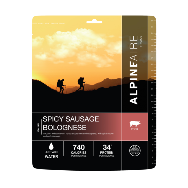 AlpineAire Foods Spicy Pasta Bolognese