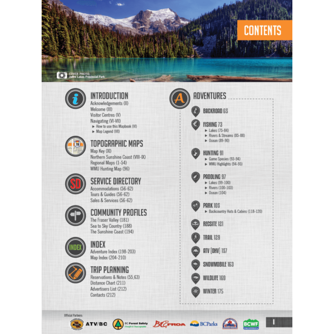 Backroad Mapbooks Vancouver, Coast & Mountains BC Backroad Mapbook