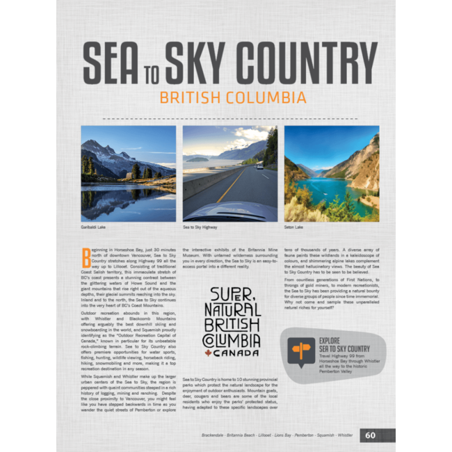 Backroad Mapbooks Vancouver, Coast & Mountains BC Backroad Mapbook