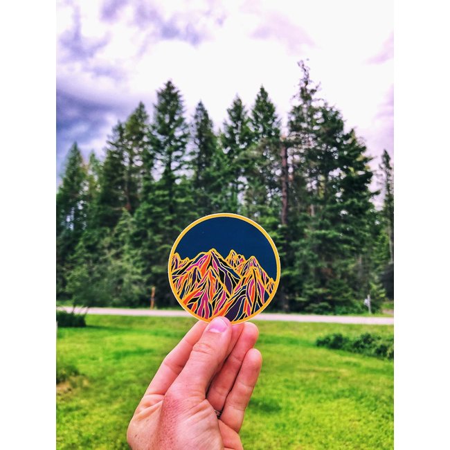 Always the Adventure Geometric Mountains