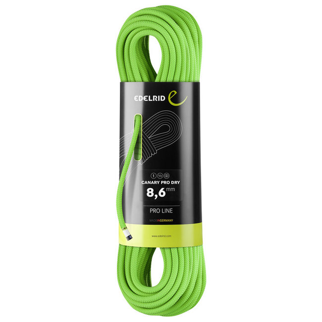 Edelrid 8.6mm Canary Pro Dry Rope