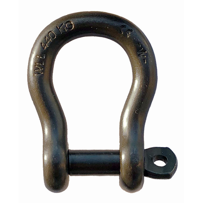 Wichard 6mm (1/4" ) Stainless Bow Shackle Black