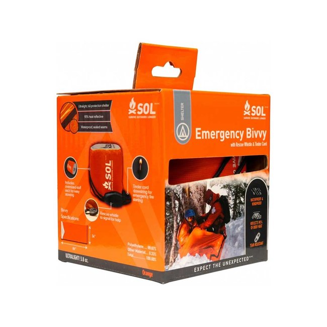 Survive Outdoors Longer Emergency Bivvy with Rescue Whistle