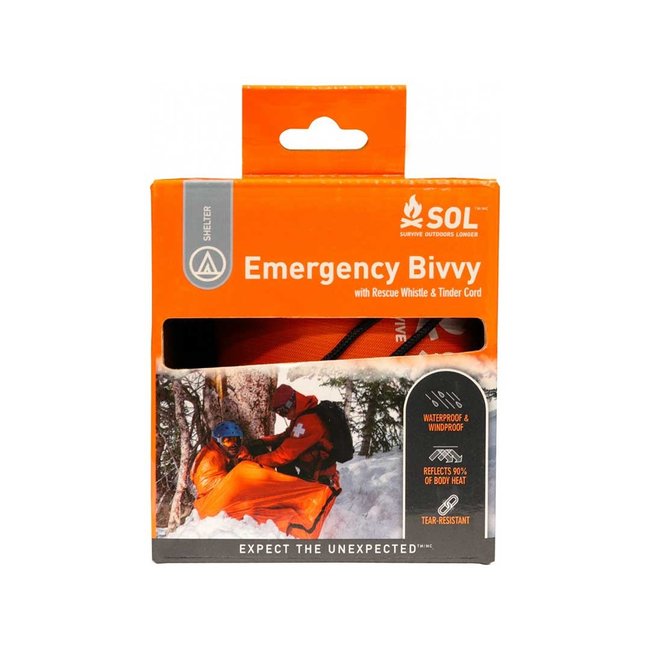 Survive Outdoors Longer Emergency Bivvy with Rescue Whistle