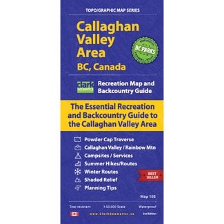 Clark Geomatics Callaghan Valley Map 2nd Edition