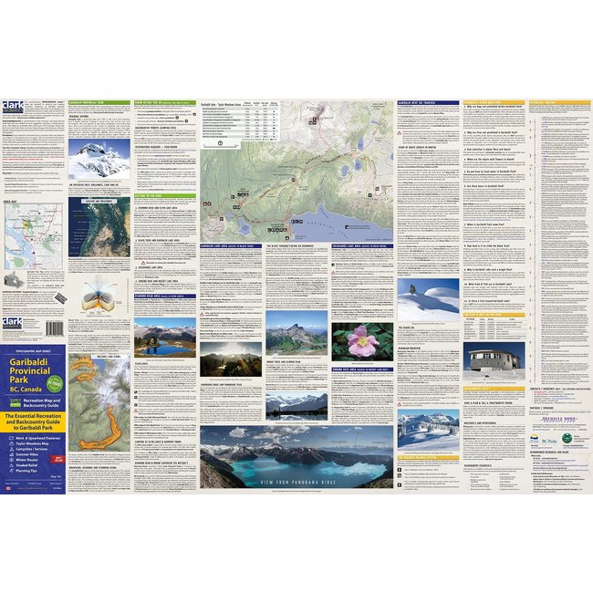 Clark Geomatics Garibaldi Park BC Map  4th Edition