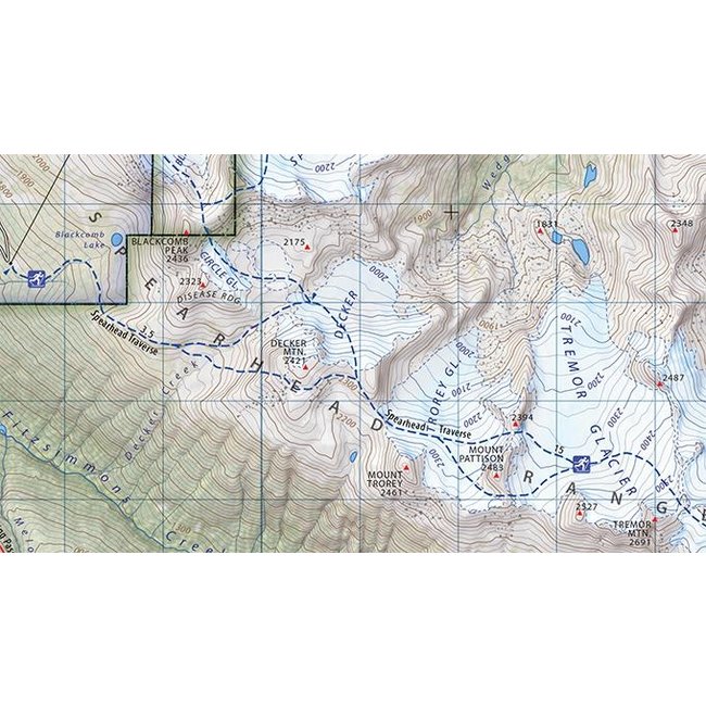 Clark Geomatics Garibaldi Park BC Map  4th Edition