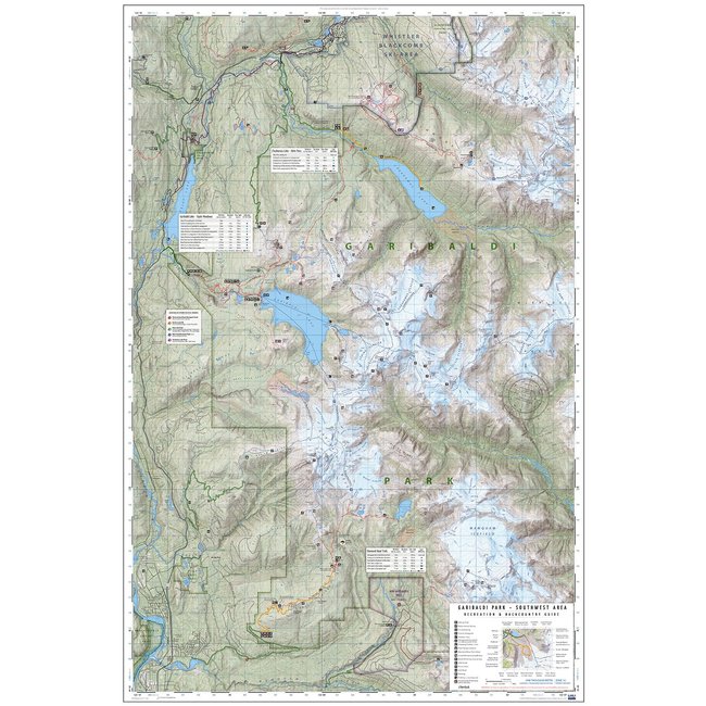 Clark Geomatics Garibaldi Park BC Map  4th Edition