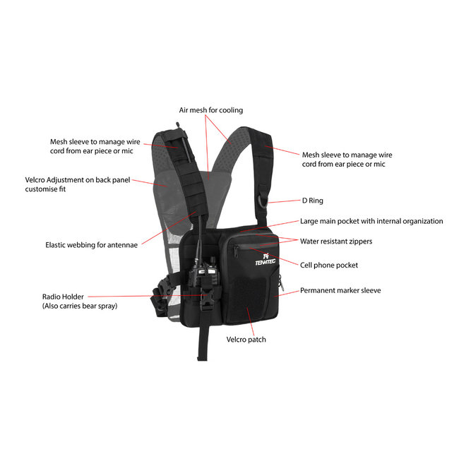 Ten4Tec Radio Chest Harness