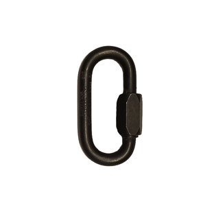 Peguet 8mm (5/16") Oval Quick Link Stainless Steel Black