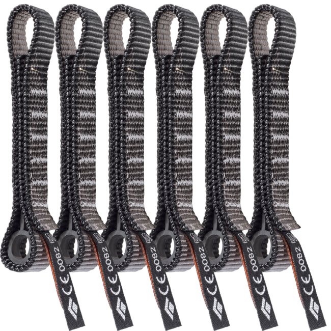 Black Diamond Standard Dogbone 12cm 6 Pack