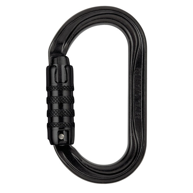 Petzl Oxan Oval Steel Carabiner Triact Lock