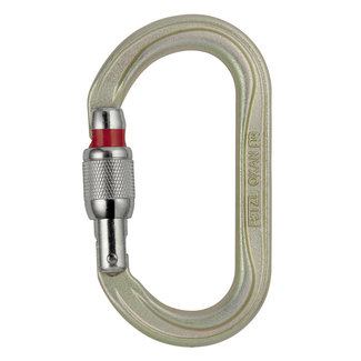 Petzl Oxan Oval Steel Carabiner Screw Lock