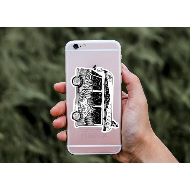 Mountain Mornings Camper Van Sticker
