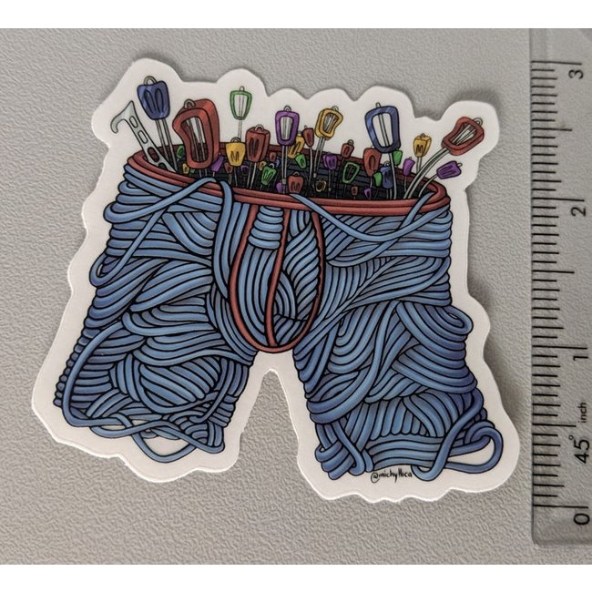 Michyllica Design Grow Some Nuts Sticker