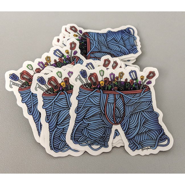 Michyllica Design Grow Some Nuts Sticker