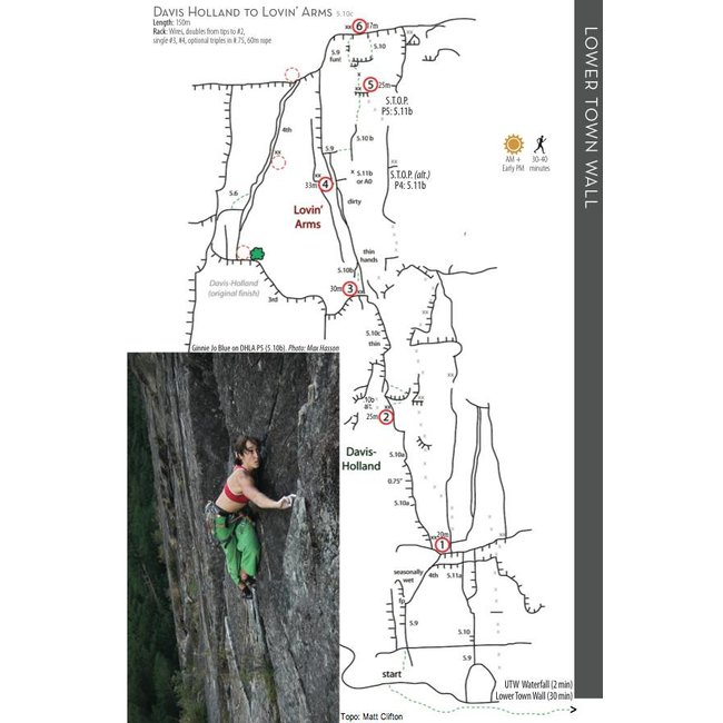Cascades Rock Climbing Guidebook