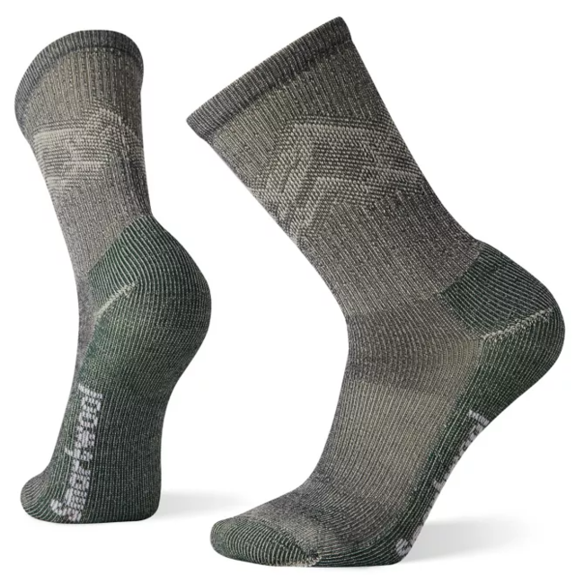 Smartwool Men's Classic Hike Light Cushion Mountain Pattern Crew