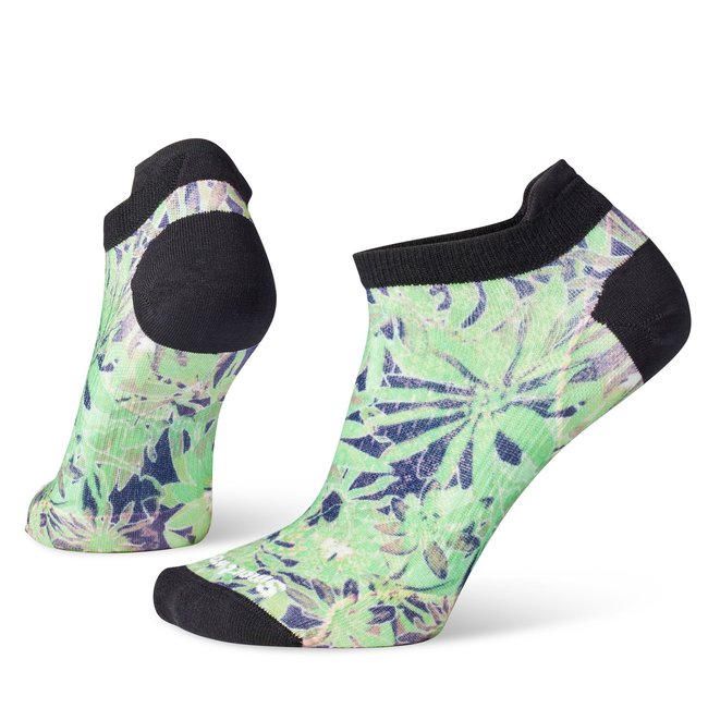Smartwool Women's Cycle Zero Cushion Dazed Daisy Print Low Ankle Socks