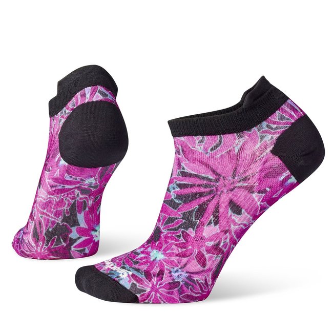 Smartwool Women's Cycle Zero Cushion Dazed Daisy Print Low Ankle Socks