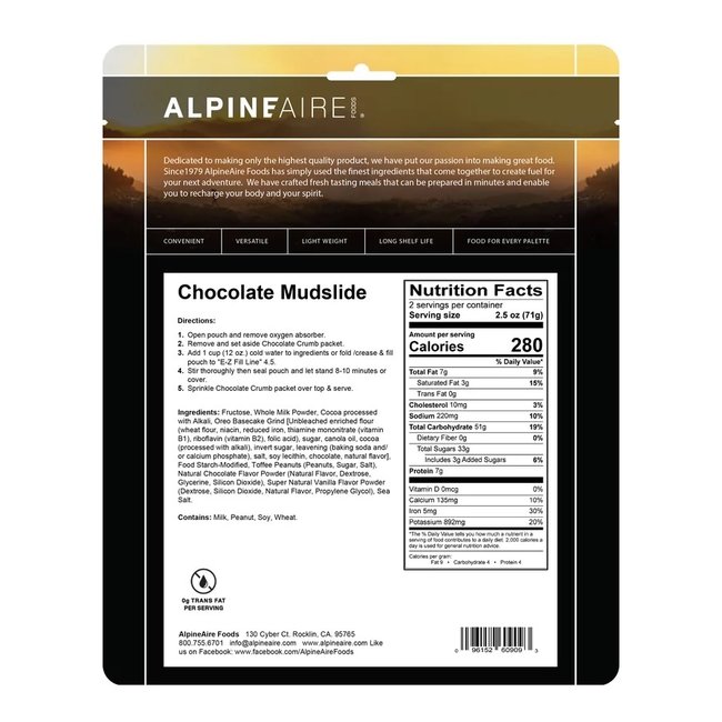 AlpineAire Foods Chocolate Mudslide