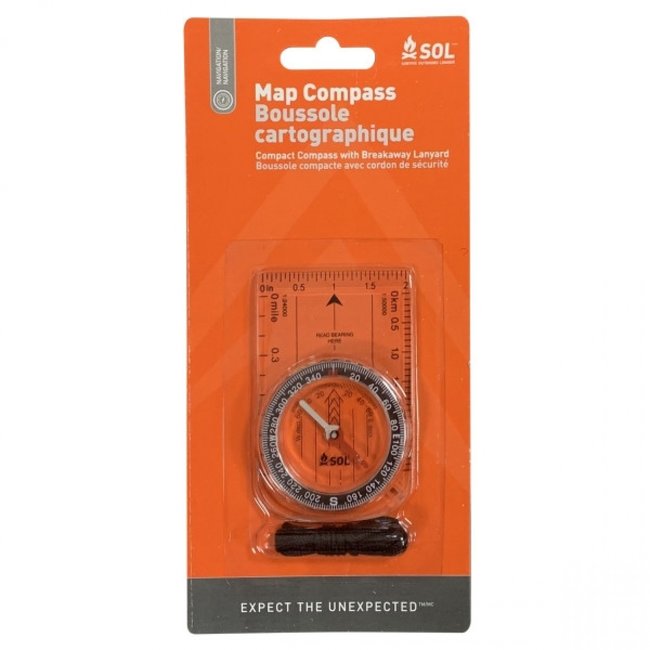 Survive Outdoors Longer Map Compass