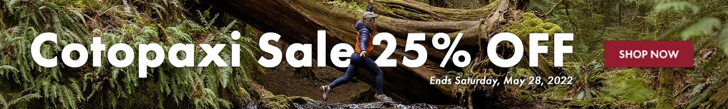Limited Time Cotopaxi Sale 25% OFF