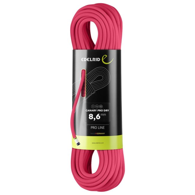 Edelrid 8.6mm Canary Pro Dry Rope