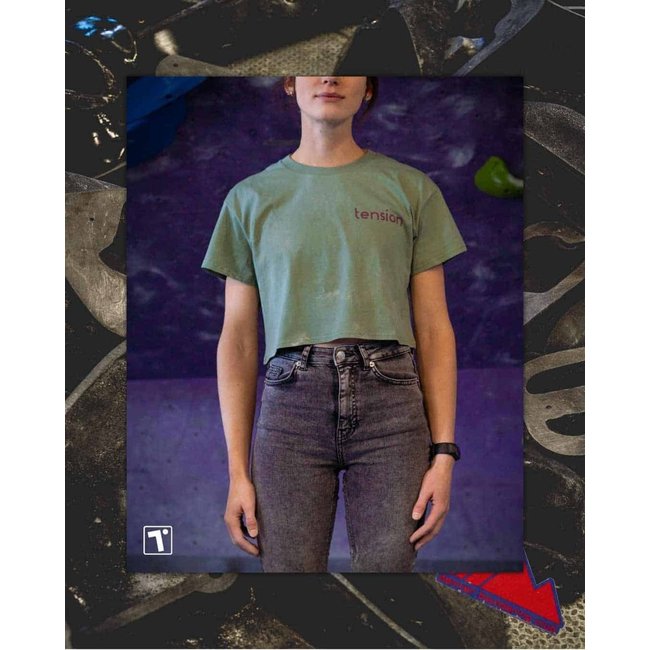 Tension Climbing Logo Crop Top
