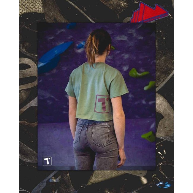 Tension Climbing Logo Crop Top