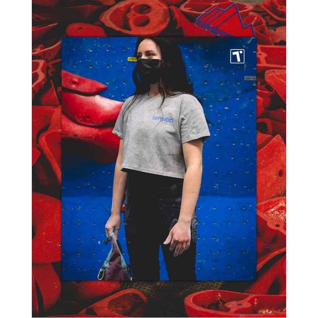Tension Climbing Logo Crop Top