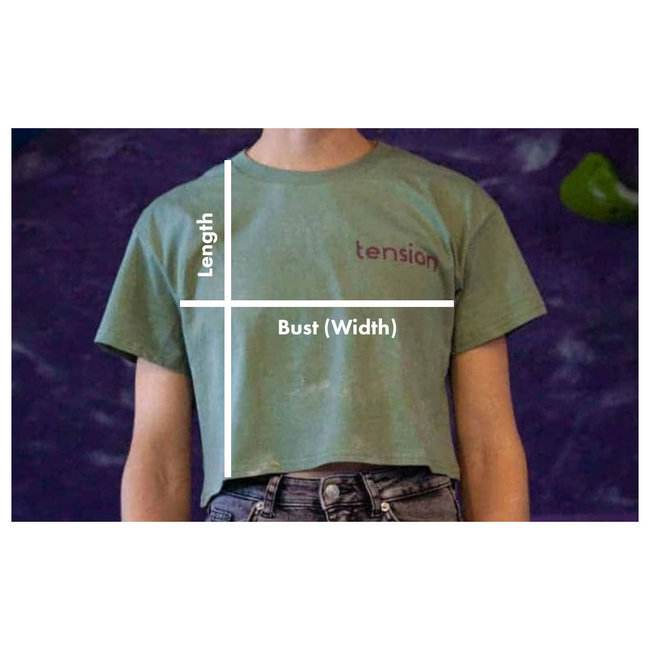 Tension Climbing Logo Crop Top