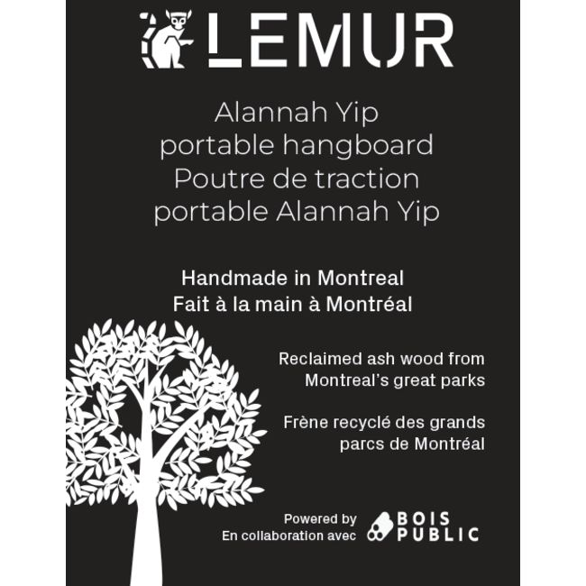 Alannah Yip Portable Hangboard