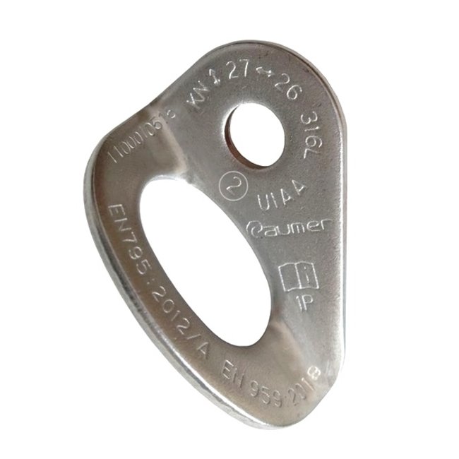 Raumer Rock Bolt Hanger 316 Stainless