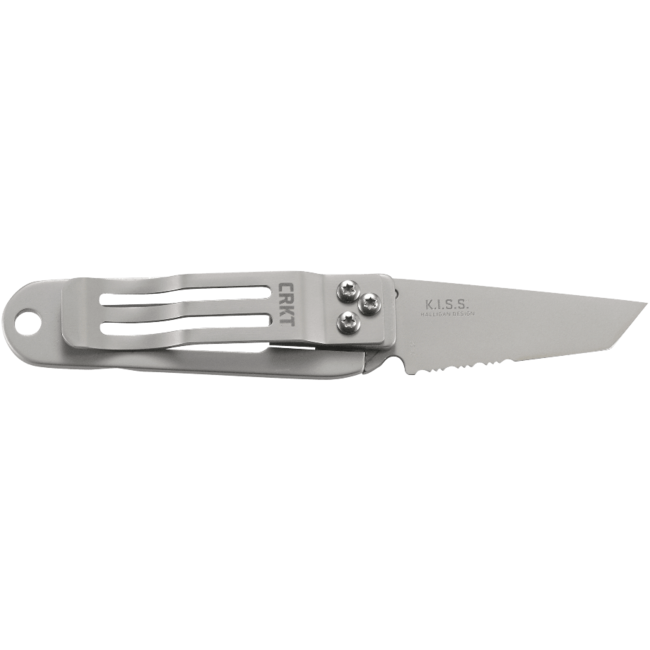 K.I.S.S. Serrated Folding Knife