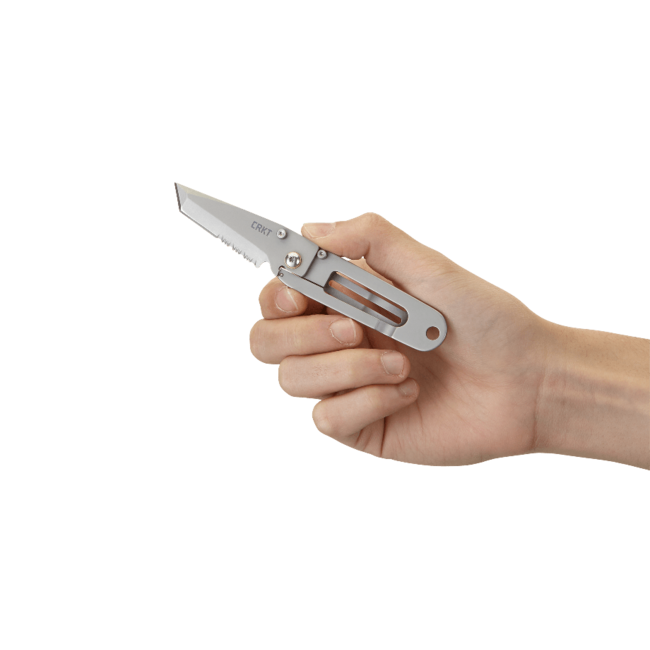 K.I.S.S. Serrated Folding Knife