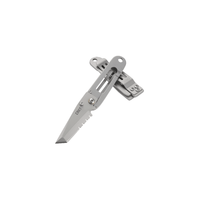 K.I.S.S. Serrated Folding Knife