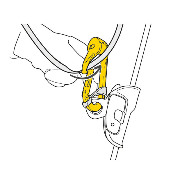 Petzl Rollclip A Pulley-Carabiner Triact Lock