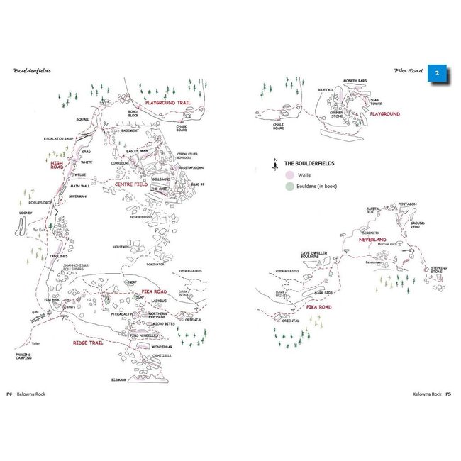 Blue Moose Publications Kelowna Rock Guidebook