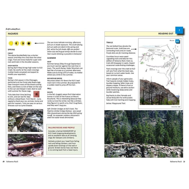 Blue Moose Publications Kelowna Rock Guidebook
