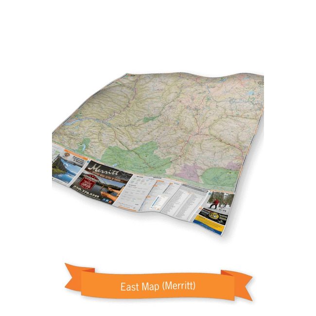 Backroad Mapbooks Squamish, Chilliwack, & Merritt BC Waterproof Map