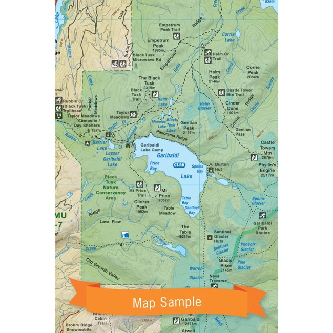 Backroad Mapbooks Squamish, Chilliwack, & Merritt BC Waterproof Map